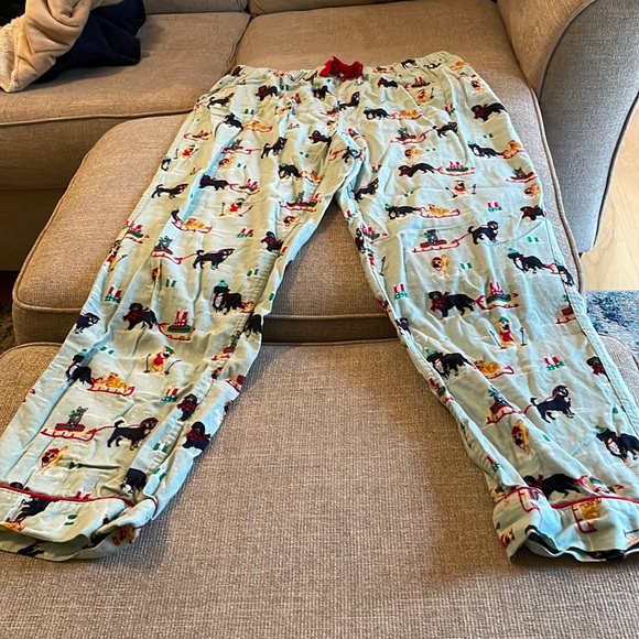 Lands End W Large - Tall Christmas PJ pants - Picture 2 of 9